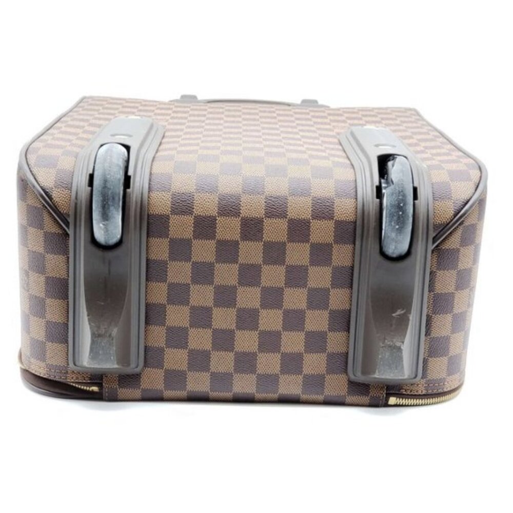 Authentic Louis Vuitton Pegase 45 Damier Ebene Rolling Suitcase Carry On - Picture 7 of 15